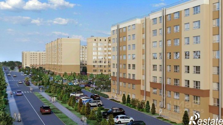 1-комн квартира в новом доме жилой комплекс Победа