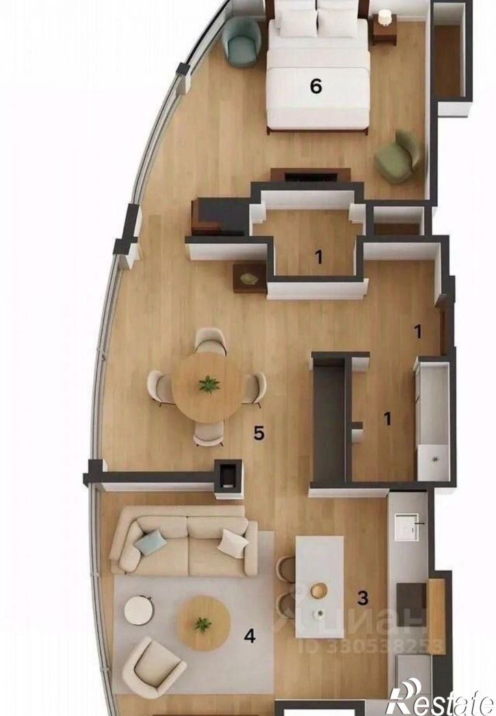 2-комн квартира ул Кирова, 13а,  д. 13а