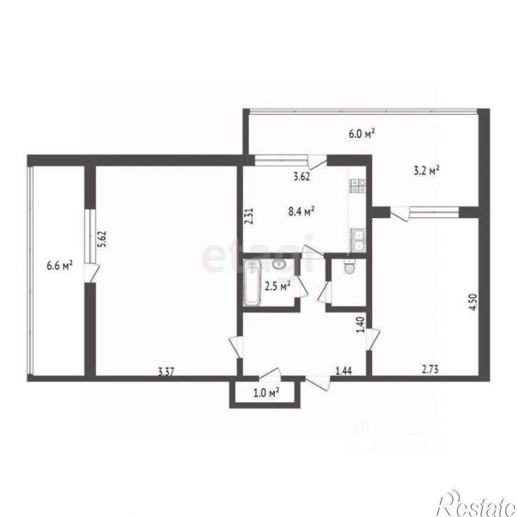 2-комн квартира проспект Победы, 30,  д. 30