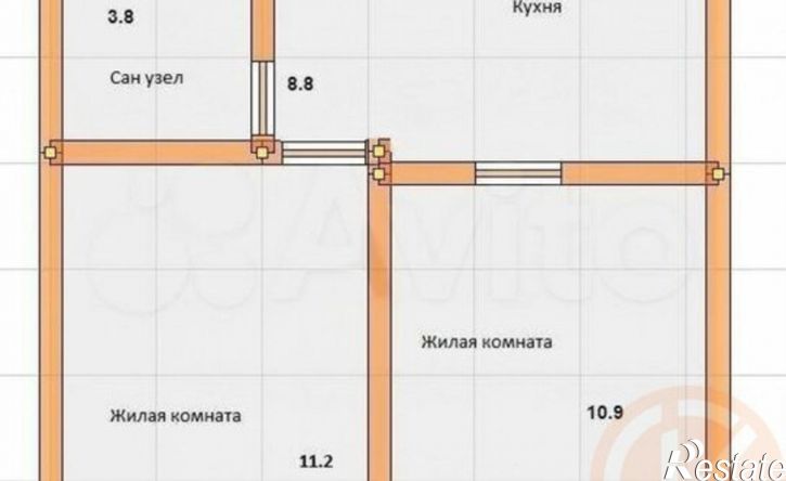 2-комн квартира ул им.Конституции, 36,  д. 36