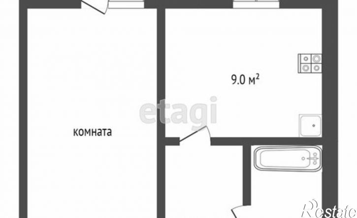 1-комн квартира улица Чапаева, 93,  д. 93