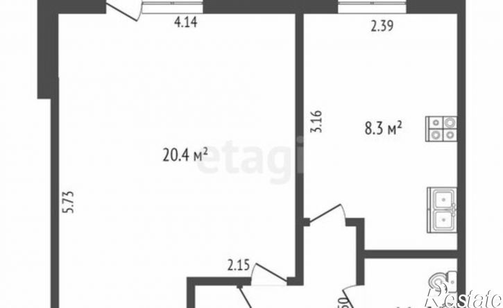 1-комн квартира улица Чапаева, 85,  д. 85