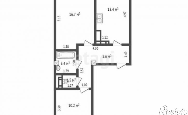 2-комн квартира пр-кт Победы, 85А,  д. 85А