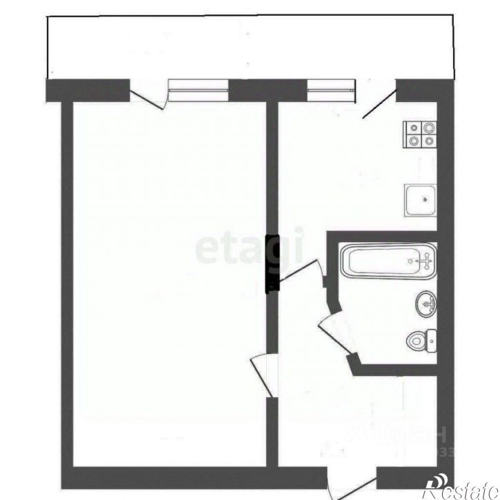 1-комн квартира пр-кт Победы, 23,  д. 23