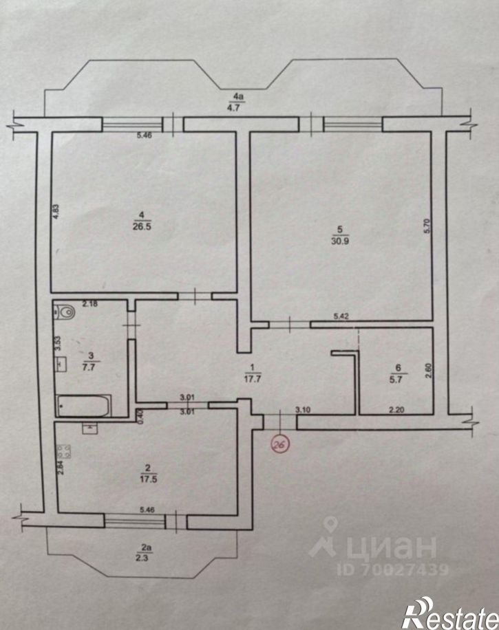 2-комн квартира улица Шевченко, 37,  д. 37
