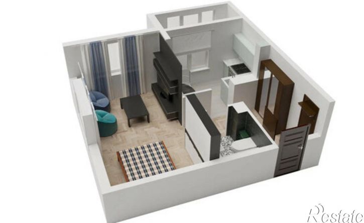 1-комн квартира ул Чапаева, 28Л,  д. 28Л