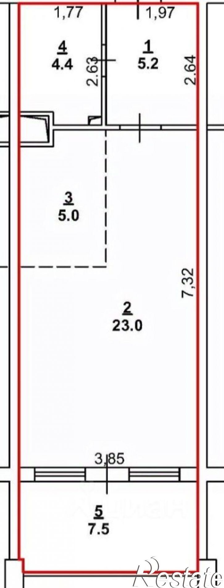 1-комн квартира Евпатория г., Симферопольская ул., 2ф/2
