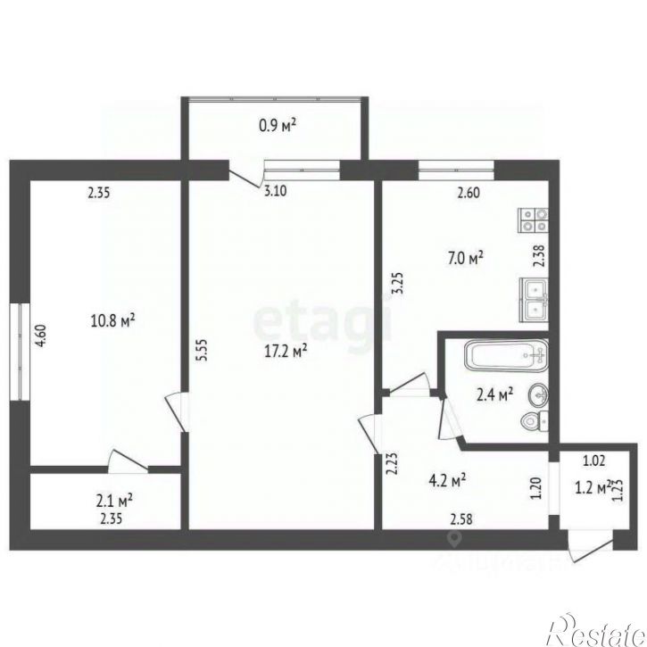 2-комн квартира пр-кт Победы, 15,  д. 15