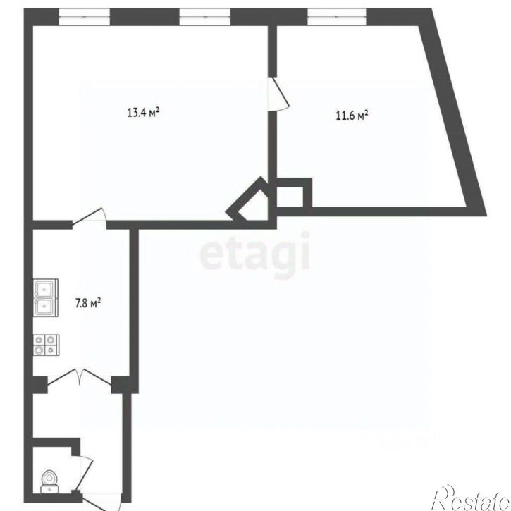 2-комн квартира Интернациональная улица, 33,  д. 33