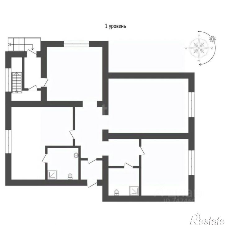 6-комн квартира улица Сытникова, 4А,  д. 4А