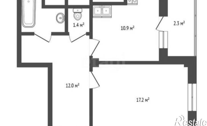 2-комн квартира улица 9-го Мая, 90,  д. 90