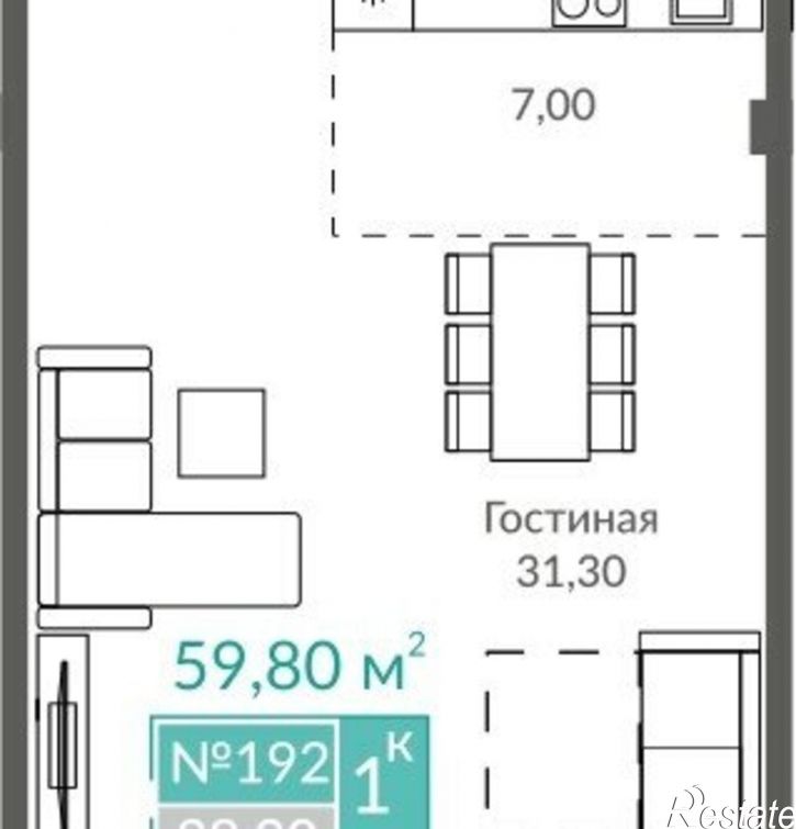 1-комн квартира ул Симферопольская, 2,  д. 2