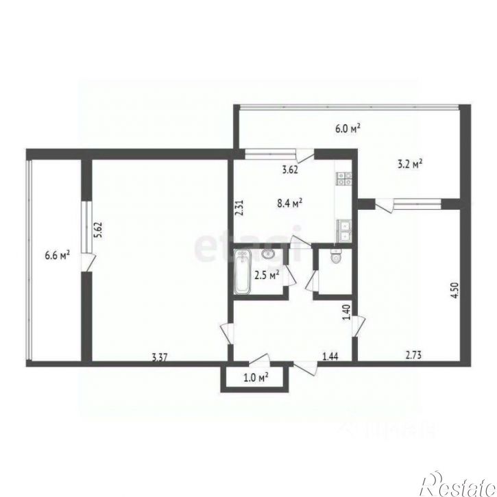 2-комн квартира пр-кт Победы, 30,  д. 30