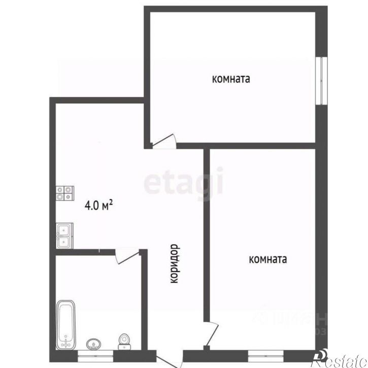 2-комн квартира ул Краевского, 11,  д. 11