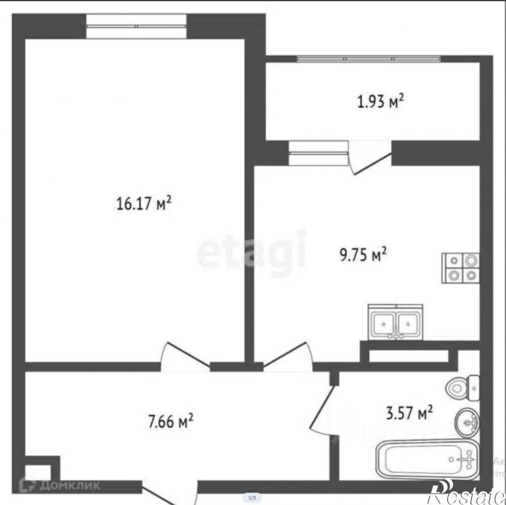 1-комн квартира ул Чапаева, 28,  д. 28