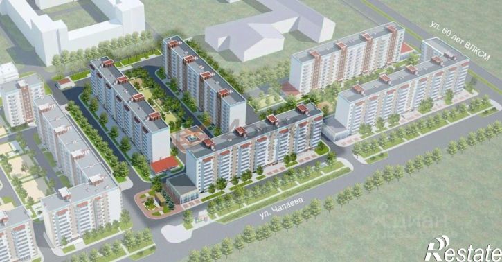 2-комн квартира ул Чапаева, 99,  д. 99