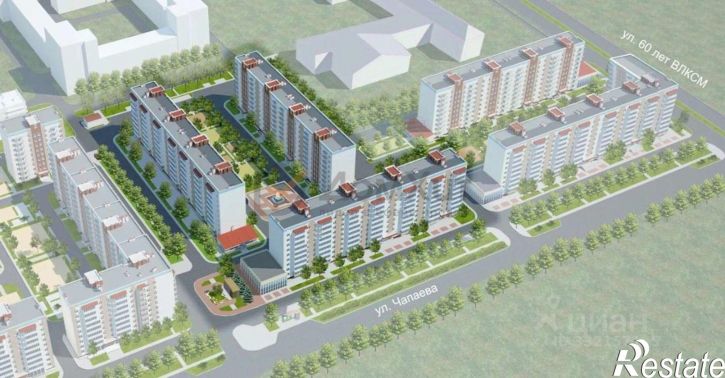 2-комн квартира ул Чапаева, 99,  д. 99