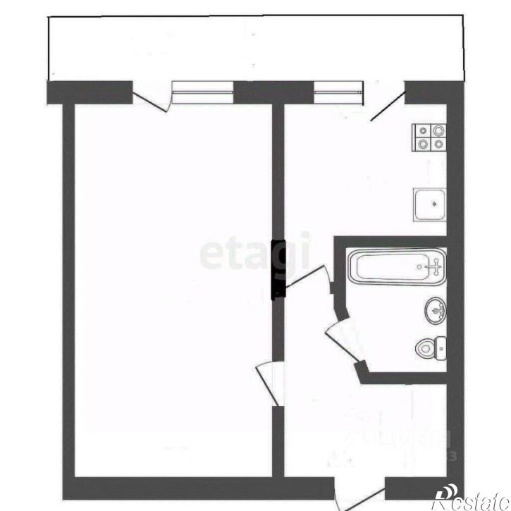 1-комн квартира пр-кт Победы, 23,  д. 23