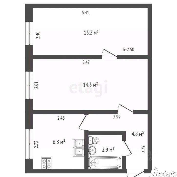 2-комн квартира ул им.Крупской, 26,  д. 26