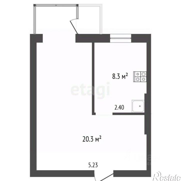 1-комн квартира пр-кт Победы, 87Б 1,  д. 87Б 1,  к. 1