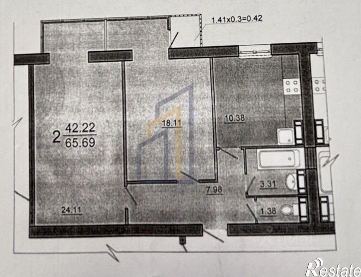 2-комн квартира Евпатория г., Чапаева ул., д.97