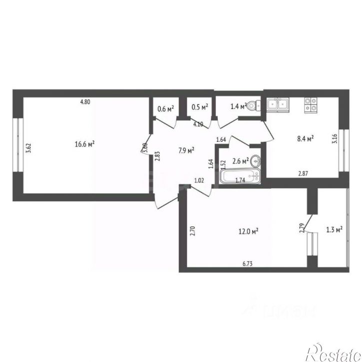 2-комн квартира ул Эскадронная, 11,  д. 11