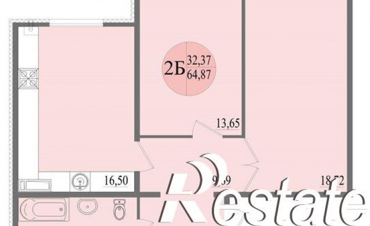 2-комн квартира в новом доме улица Чапаева, 28Г,  д. 28Г