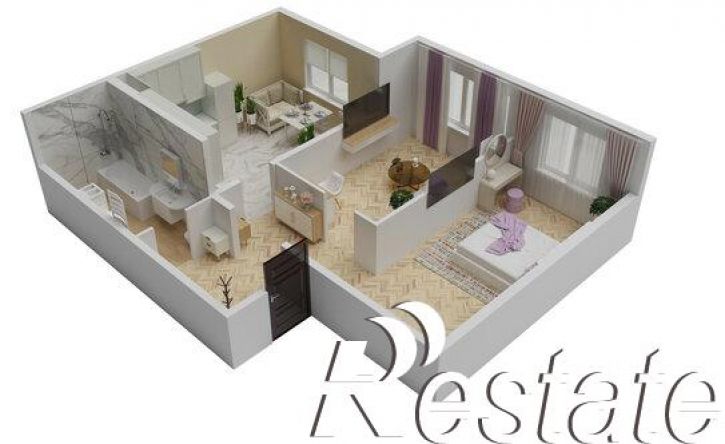 2-комн квартира в новом доме улица Чапаева, 28Г,  д. 28Г