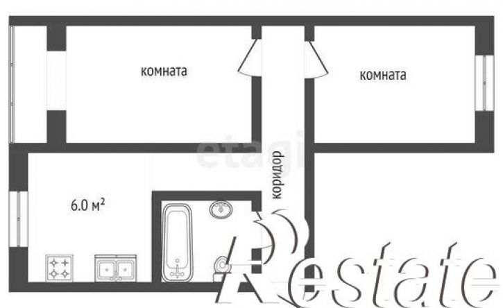 2-комн квартира проспект Победы, 15,  д. 15