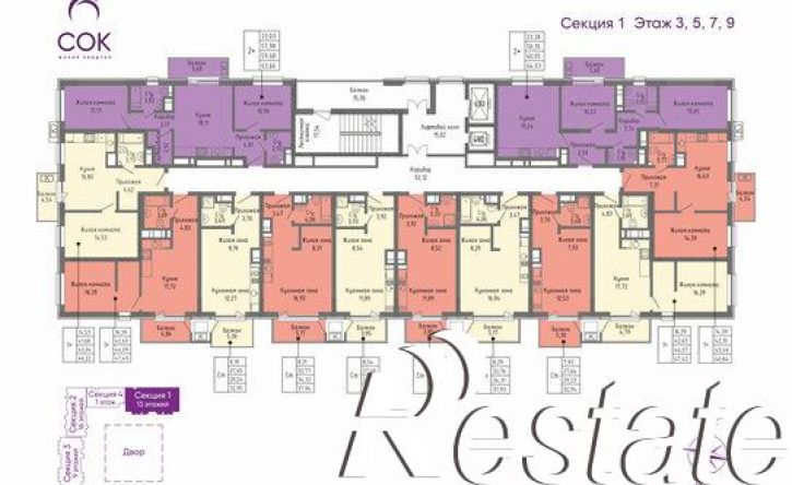 1-комн квартира в новом доме проезд 9-го Мая, 39З,  д. 39З