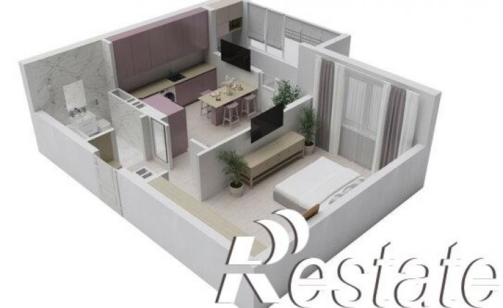 1-комн квартира улица Чапаева, 28Н,  д. 28Н