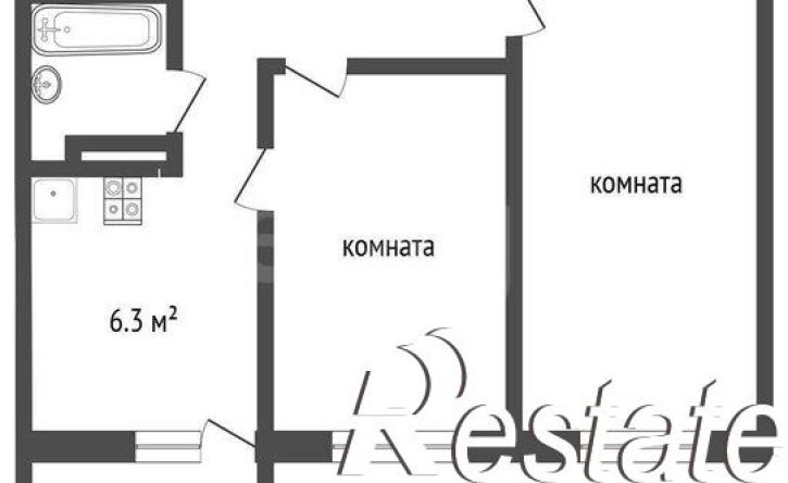 2-комн квартира улица Конституции, 11/35,  д. 11/35